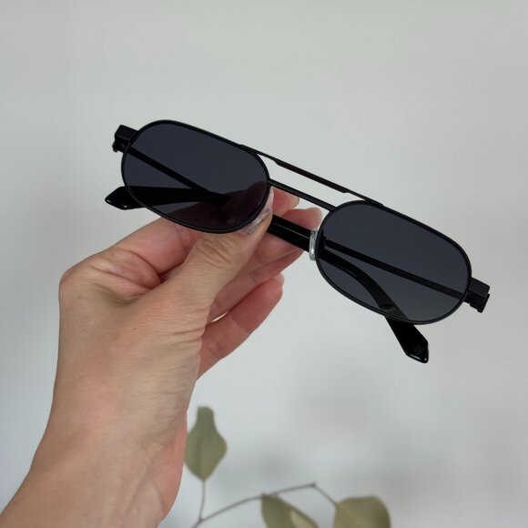 Off-White VAIDEN Men Sunglasses Black Grey Oval OERI123 VAIDEN 1007 NEW AUTHENTI - Picture 2 of 16